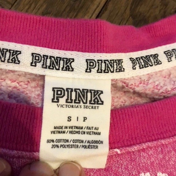 Victoria Secret PINK Holiday Fair Isle sweatshirt - Picture 4 of 6